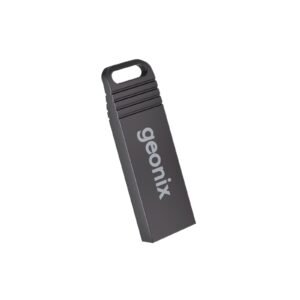 Geonix Pendrive I USB 2.0 I Keyring Design I Lightweight I Variant 4GB I 5 Years Warranty (Black)