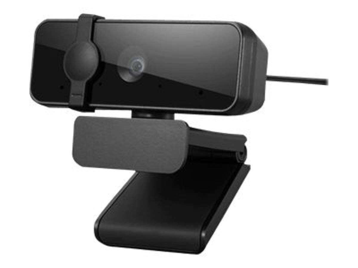 Lenovo FHD USB Webcam with Full Stereo Dual Built-in Mics | FHD 1080P 2.1 Megapixel Digital CMOS Camera |Wide 95 Lens| 360 Rotation | Flexible Mount (4XC1B34802), Black - Image 4