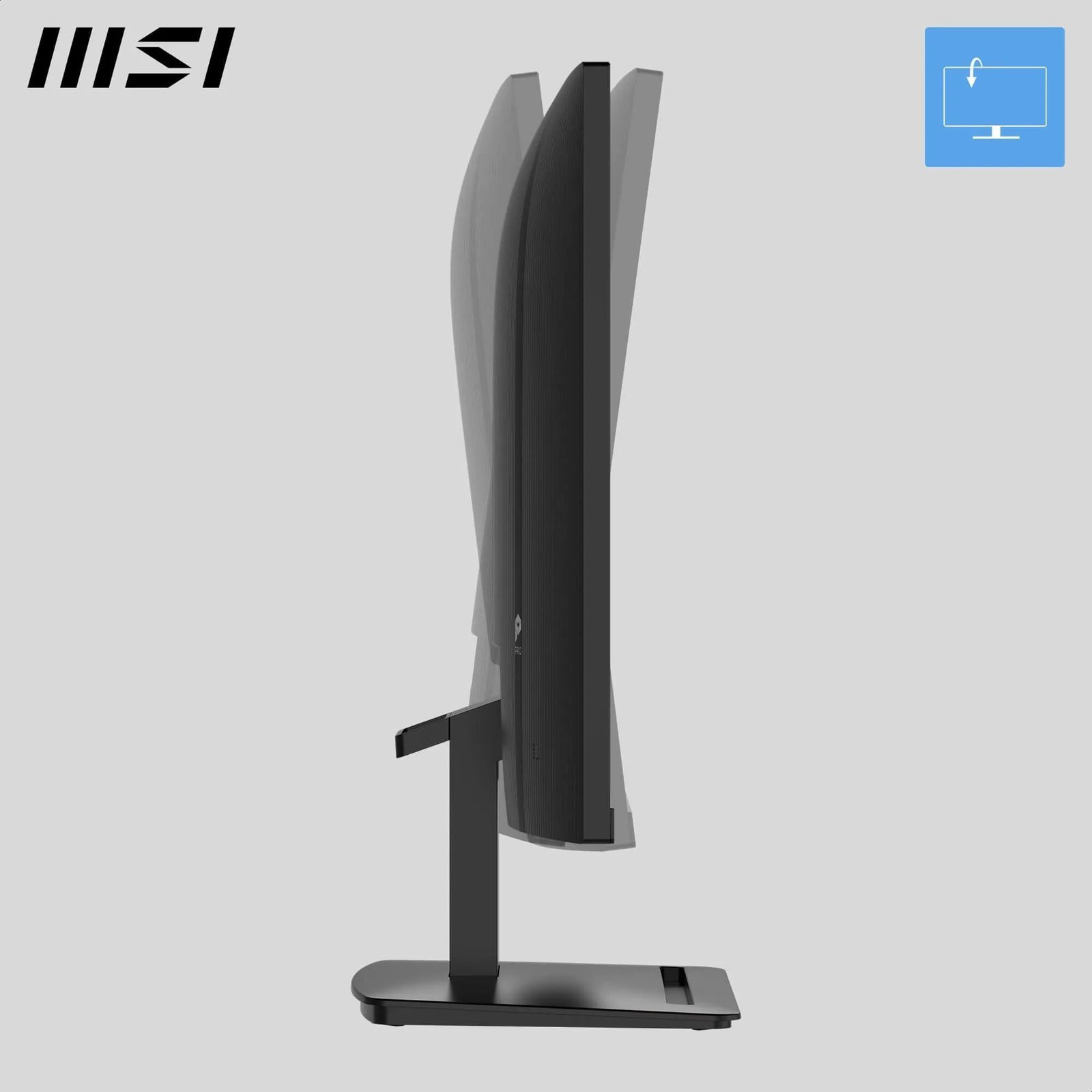MSI PRO MP273Q E7 27-Inch WQHD Computer Monitor, 2560x1440 IPS, 75Hz, 1ms, Eye Care, Tilt Adjustable, Vesa Mount, Black - Image 5