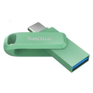 SANDISK Ultra Dual Drive Go Type-C 128GB, OTG, Upto 400MB/s, Pendrive, Absinthe Green, 5Y Warranty (SDDDC3-128G-I46GPD)