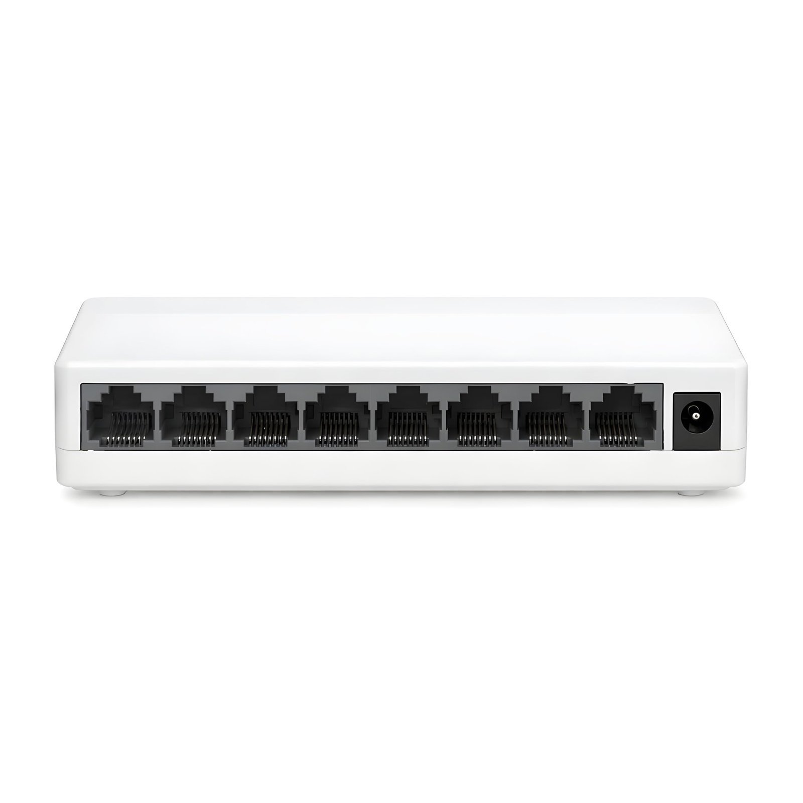 Mjkart 8 Port Ethernet Switch 10/100 Mbps Fast Network LAN Splitter Hub | Plug & Play Unmanaged, Fanless Silent Design | RJ45 LAN Expansion for PC, Laptop, Smart TV, CCTV, Router (8 Port)