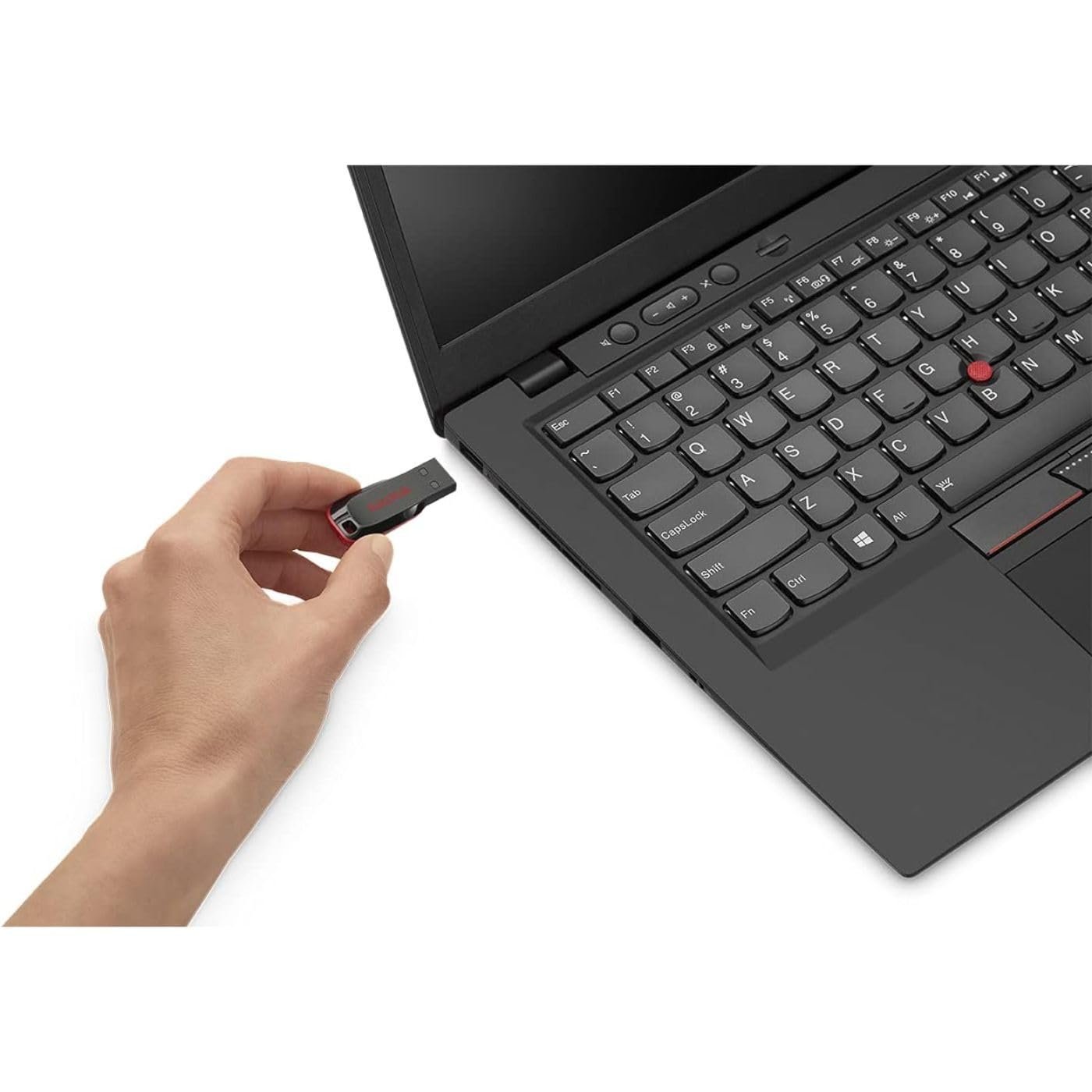 SANDISK Cruzer Blade 32GB, USB 2.0, Flash drive, Pendrive, Red, 5Y Warranty (SDCZ50-032G-I35) - Image 3
