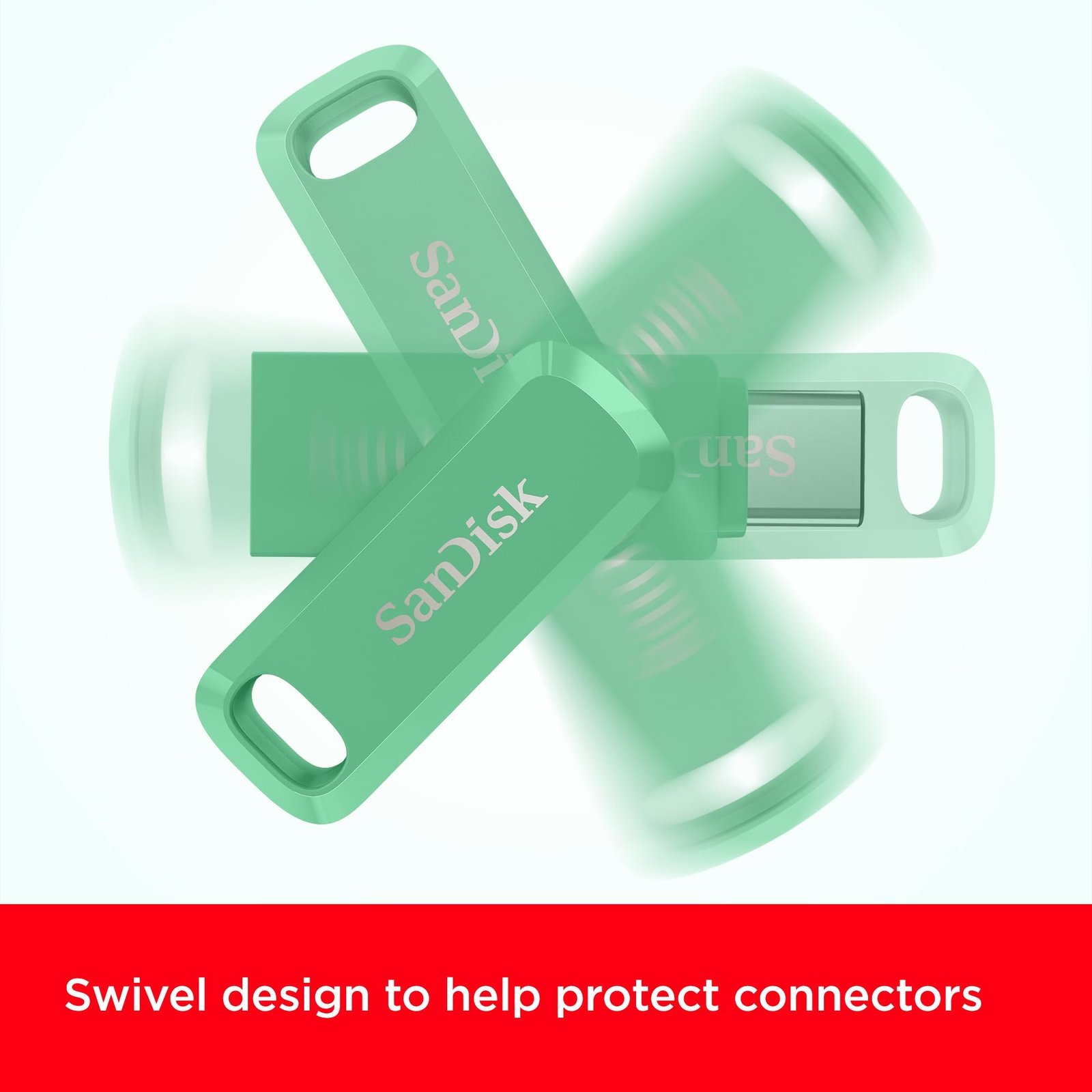 SANDISK Ultra Dual Drive Go Type-C 128GB, OTG, Upto 400MB/s, Pendrive, Absinthe Green, 5Y Warranty (SDDDC3-128G-I46GPD) - Image 5