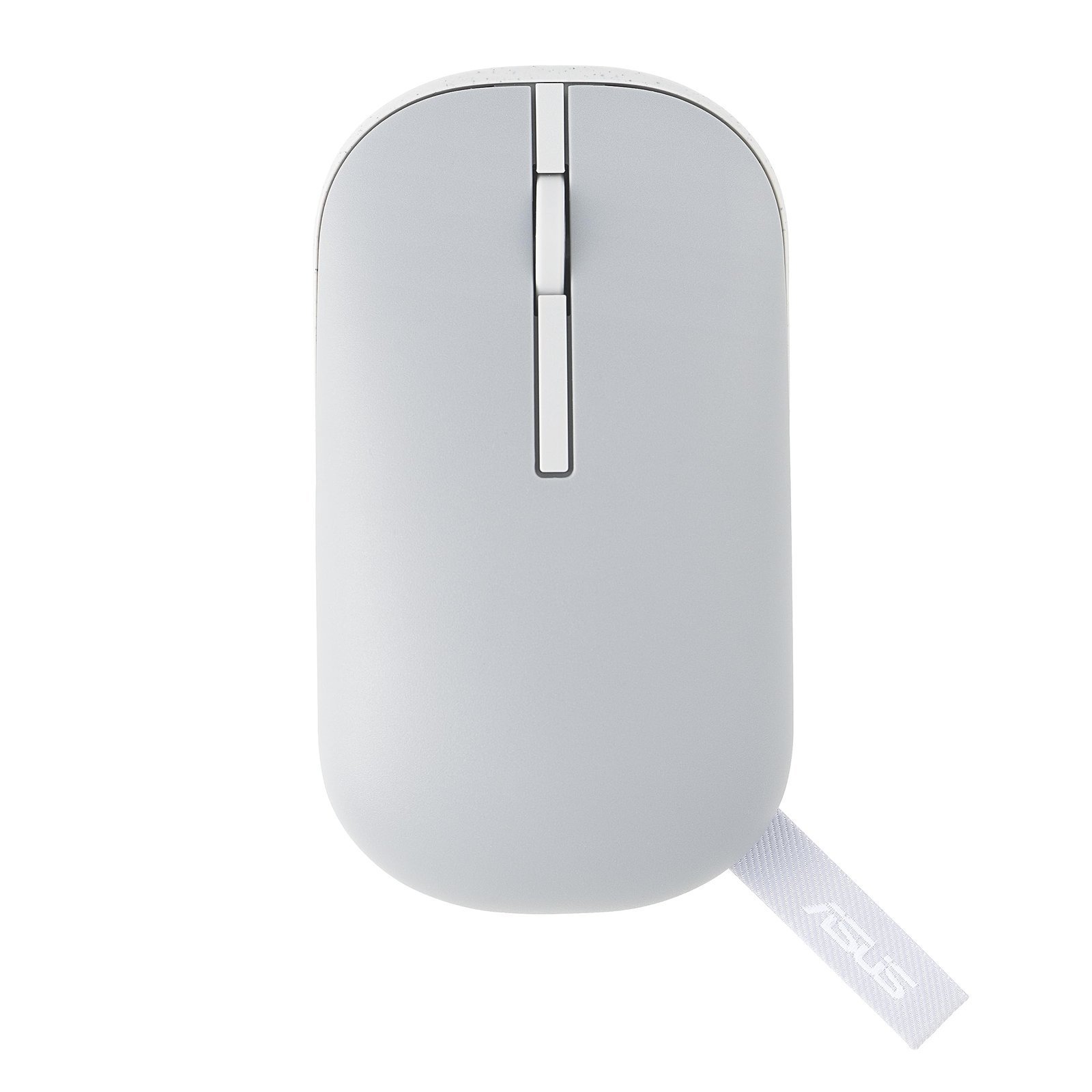 ASUS Marshmallow MD100 Wireless Bluetooth Mouse with Dual Mode (Bluetooth 5.0 & 2.4GHz), Silent Clicks, Adjustable 800/1000/1600 DPI, Multi-Device, Ergonomic Design, Grey, 1-Year Warranty