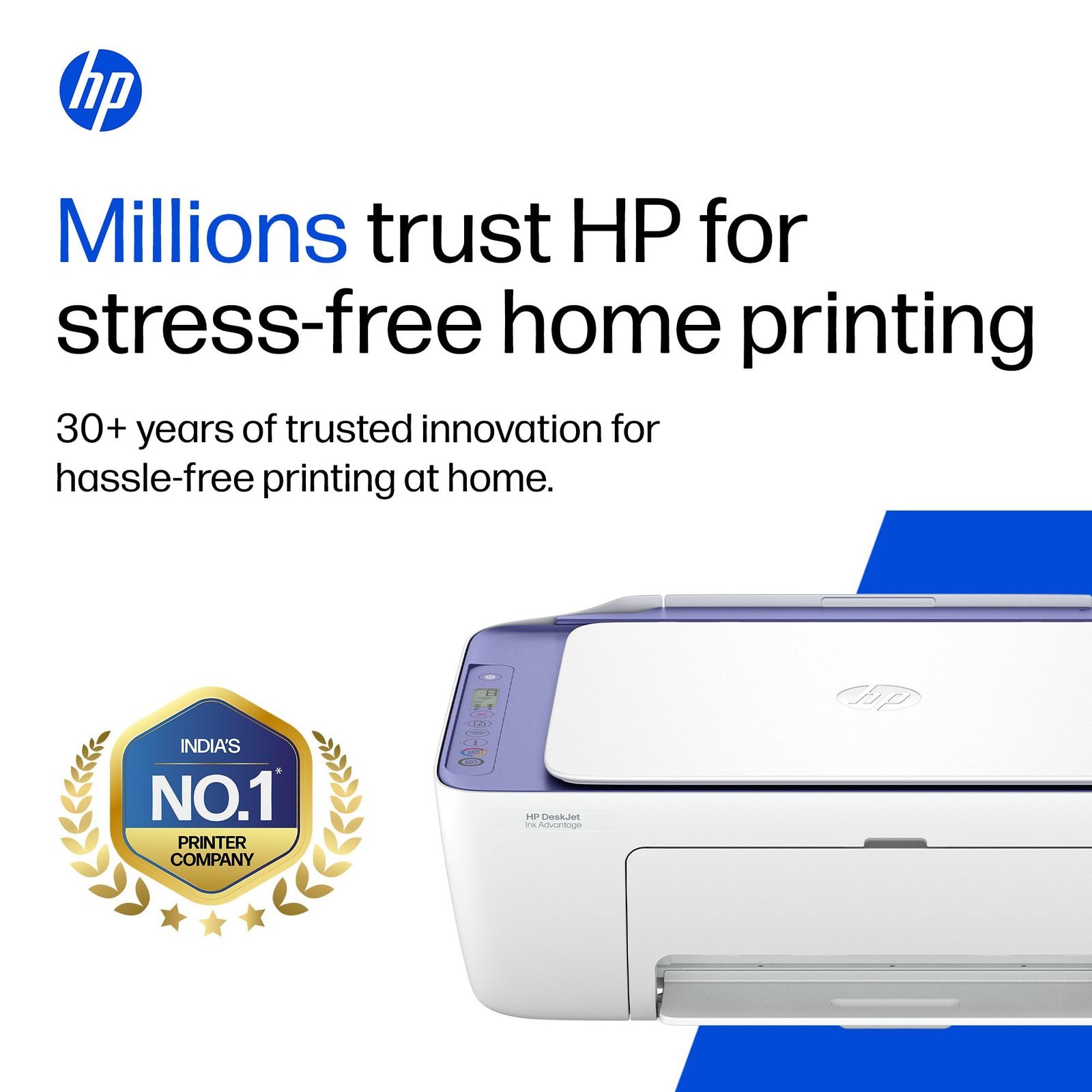 HP AI Capable Deskjet 2931 Printer | Dual Band WiFi (up to 10X Faster) All in One Colour Printer, Print/Scan/Copy, Print Speed up to 20 PPM - Image 2