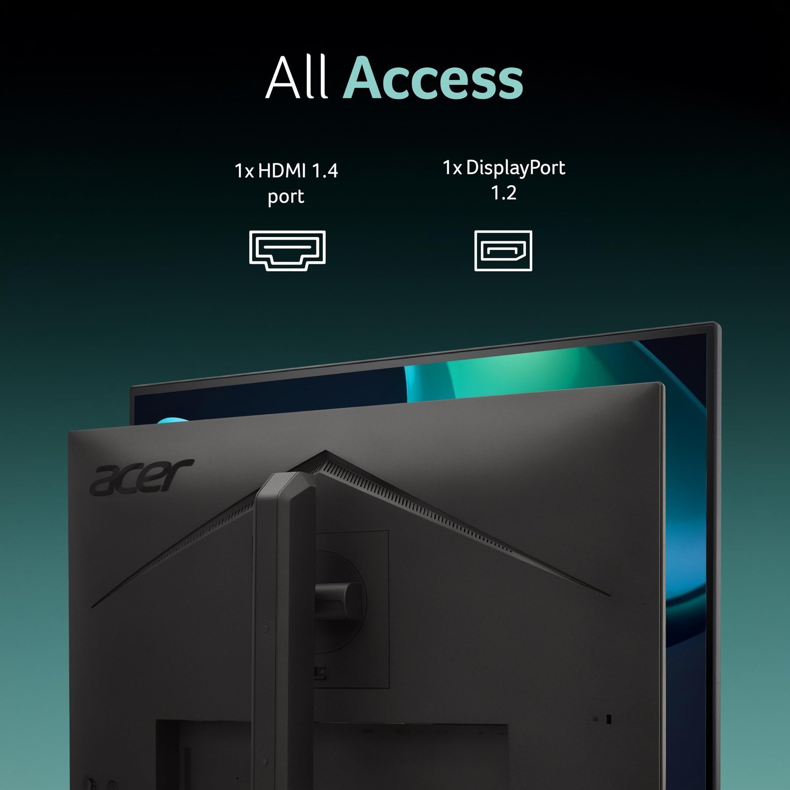 Acer Vero B277 G 27 Inch IPS FHD Monitor | 120Hz AdaptiveSync | ErgoStand Tilt/Swivel/Pivot/Height Adjust | TUV Low Blue Light | VisionCare 2.0 | HDMI + DP Ports | TCO/EPEAT Gold | 85% PCR Eco Design - Image 3