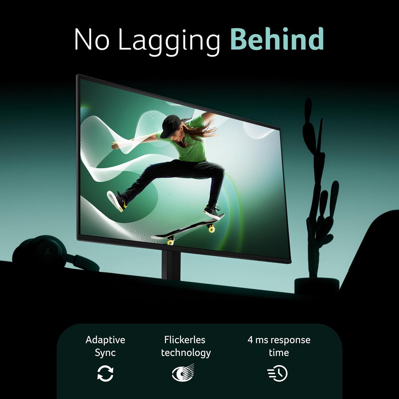 Acer Vero B277 G 27 Inch IPS FHD Monitor | 120Hz AdaptiveSync | ErgoStand Tilt/Swivel/Pivot/Height Adjust | TUV Low Blue Light | VisionCare 2.0 | HDMI + DP Ports | TCO/EPEAT Gold | 85% PCR Eco Design - Image 5