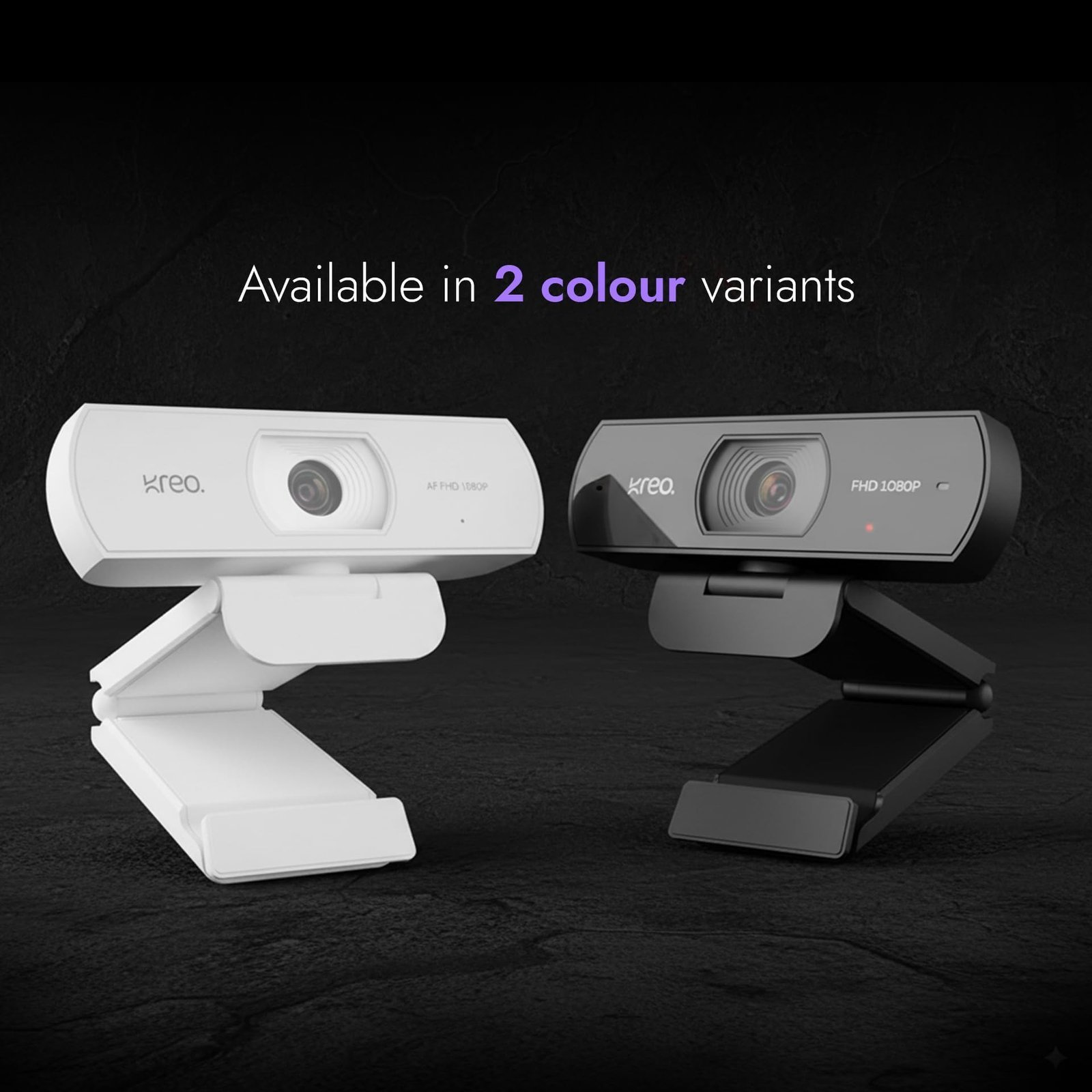 Kreo Owl Full HD 1080P 60 FPS Webcam with Auto-Focus and Built-in Dual Digital Mic, Plug and Play Setup for Video Call, Streaming, YouTube and More, Built-in Privacy Shutter with 360 Rotation (Black) - Image 5