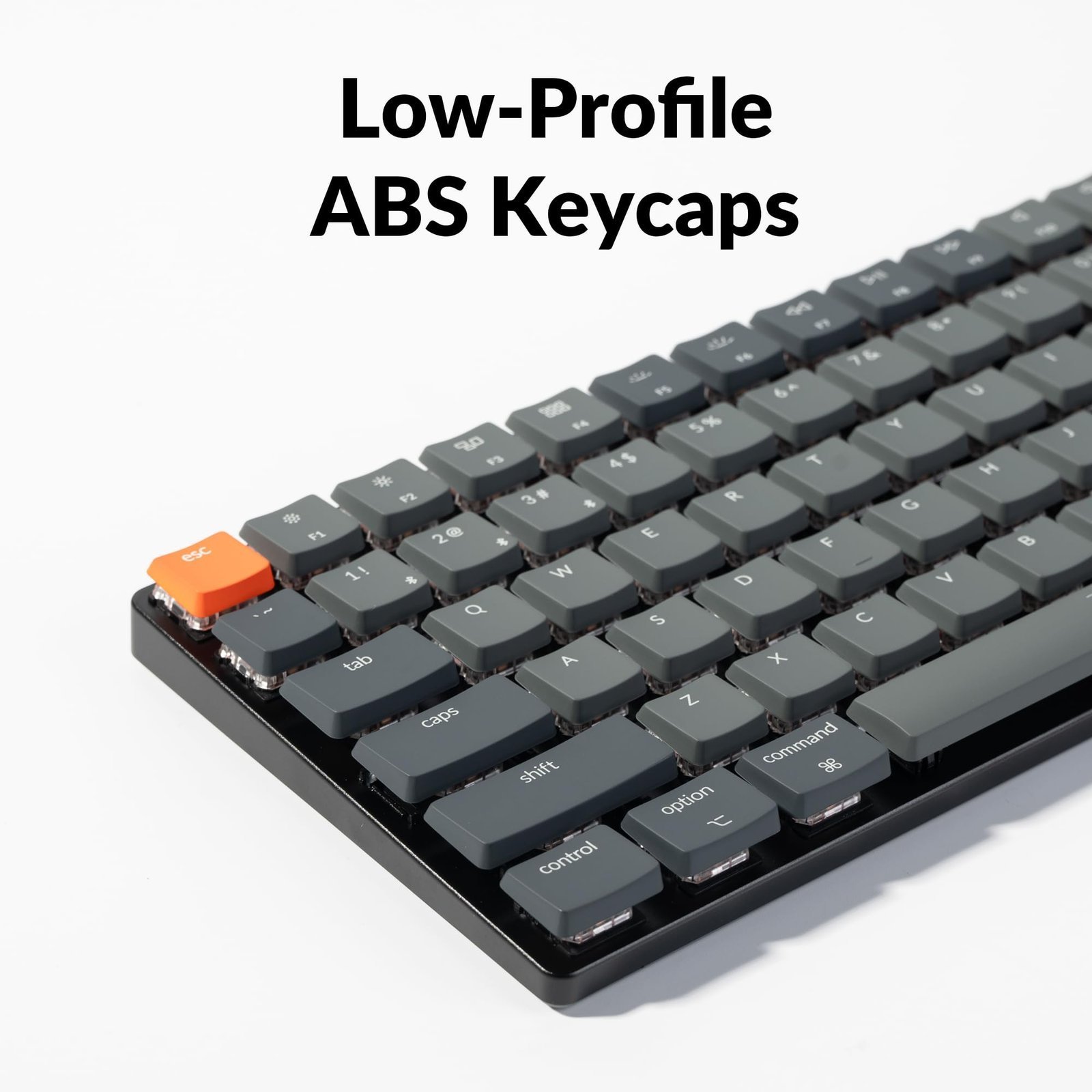 Keychron K3 Version 2, 84 Keys Ultra-Slim Wireless Bluetooth/USB Wired Mechanical Keyboard with White LED Backlit, Low-Profile Gateron Mechanical Red Switch Compatible with Mac Windows - Image 8