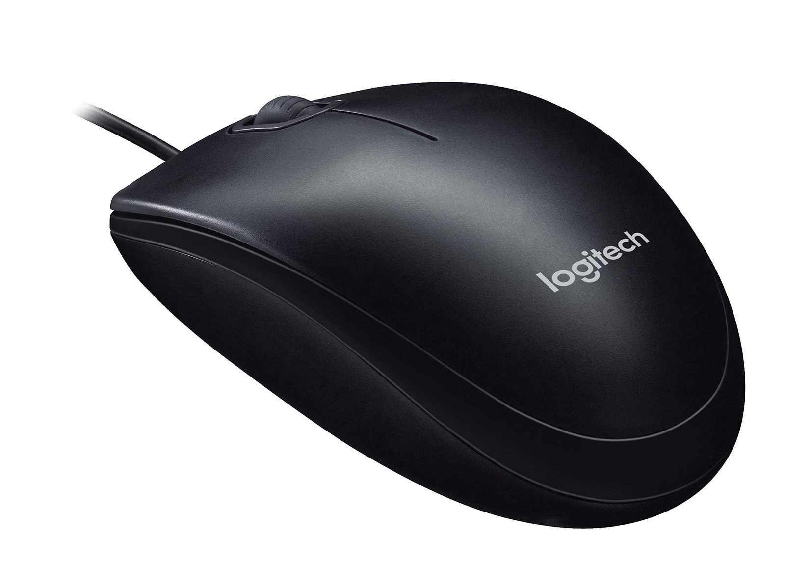 Logitech M90 Wired USB Mouse, 3 yr Warranty, 1000 DPI Optical Tracking, Ambidextrous PC/Mac/Laptop - Black - Image 3