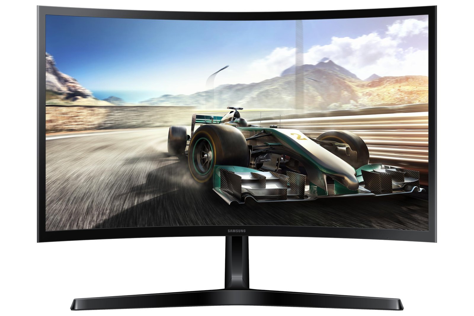Samsung 24" Curved Monitor|1800R Curved Screen|100Hz|4ms|SRGB 95%|Ports-HDMI,D-Sub,Headphone|Game Mode|EyeSaver Mode|16.7M Color Support|Flicker Free|Off Timer Plus|LS24D368GAWXXL|Black - Image 3