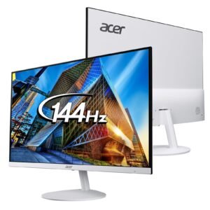 acer SA242Y P1 23.8 Inch Full HD IPS Ultra Slim (7.2mm Thick) Monitor | 144Hz Refresh Rate | 1ms VRB | ZeroFrame Design | AMD FreeSync VisionCare Eye Protection | HDMI + VGA | Built-in Speakers