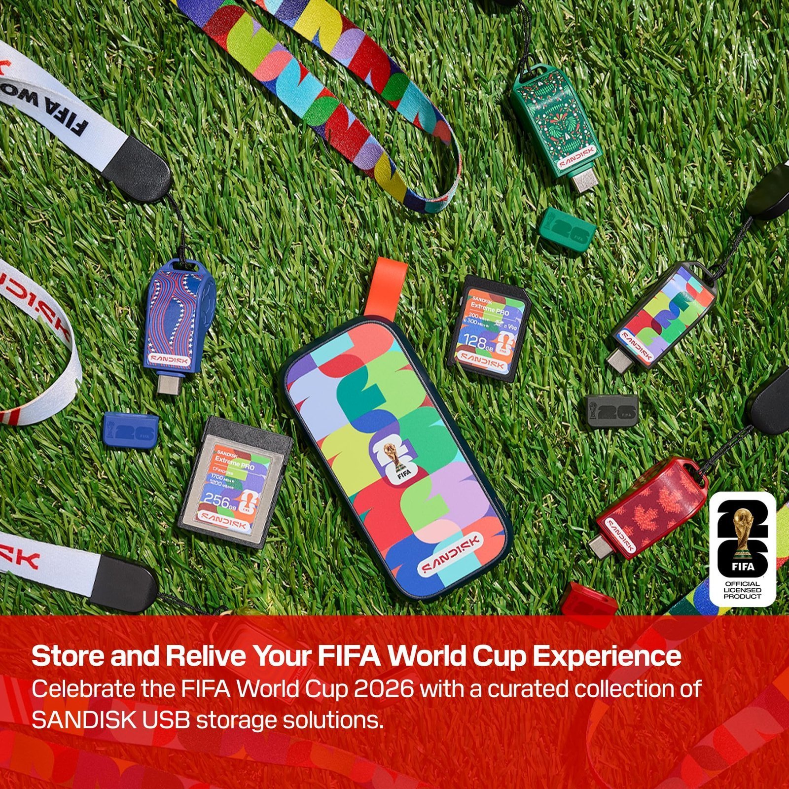 SANDISK USB Type-C Flash Drive 128GB, FIFA World Cup 2026 Edition, Up to 300MB/s, Collectible Whistle Design Pendrive for Smartphone & Laptop - Image 4